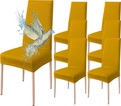 Coprisedia Impermeabile Elasticizzato - Giallo / 6 pezzi