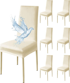Coprisedia Impermeabile Elasticizzato - Bianco Crema / 6 pezzi