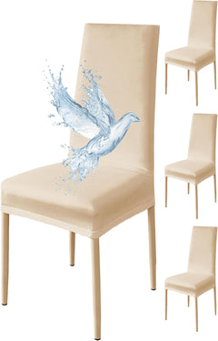 Coprisedia Impermeabile Elasticizzato - Beige / 4 pezzi