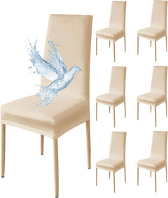 Coprisedia Impermeabile Elasticizzato - Beige / 6 pezzi