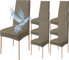 Coprisedia Impermeabile Elasticizzato - Tortora / 6 pezzi