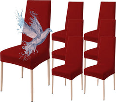 Coprisedia Impermeabile Elasticizzato - Bordeaux / 6 pezzi