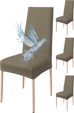 Coprisedia Impermeabile Elasticizzato - Tortora / 4 pezzi