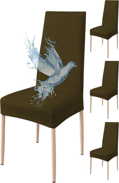 Coprisedia Impermeabile Elasticizzato - Marrone / 4 pezzi