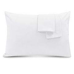 Federe per Cuscino in Cotone Premium - Bianco / 45x135 cm
