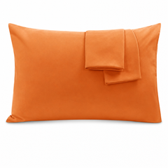 Federe per Cuscino in Cotone Premium - Arancione / 45x135 cm