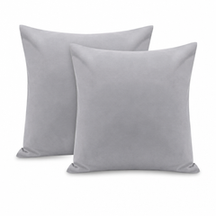 Federe per Cuscino in Cotone Premium - Grigio Chiaro / 65x65 cm