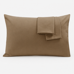 Federe per Cuscino in Cotone Premium - Tortora / 50x80 cm