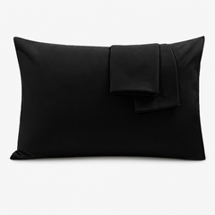 Federe per Cuscino in Cotone Premium - Nero / 40x70 cm