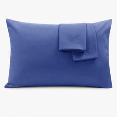 Federe per Cuscino in Cotone Premium - Blu / 50x70 cm
