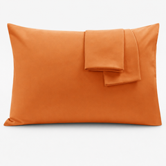Federe per Cuscino in Cotone Premium - Arancione / 45x150 cm