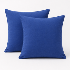 Federe per Cuscino in Cotone Premium - Blu / 65x65 cm