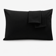 Federe per Cuscino in Cotone Premium - Nero / 45x150 cm
