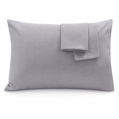 Federe per Cuscino in Cotone Premium - Grigio Chiaro / 45x135 cm