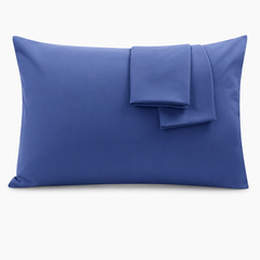 Federe per Cuscino in Cotone Premium - Blu / 50x80 cm