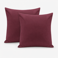 Federe per Cuscino in Cotone Premium - Bordeaux / 65x65 cm