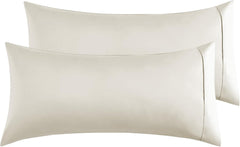 Federe per Cuscino in Microfibra Morbida - Beige / 50x90 cm