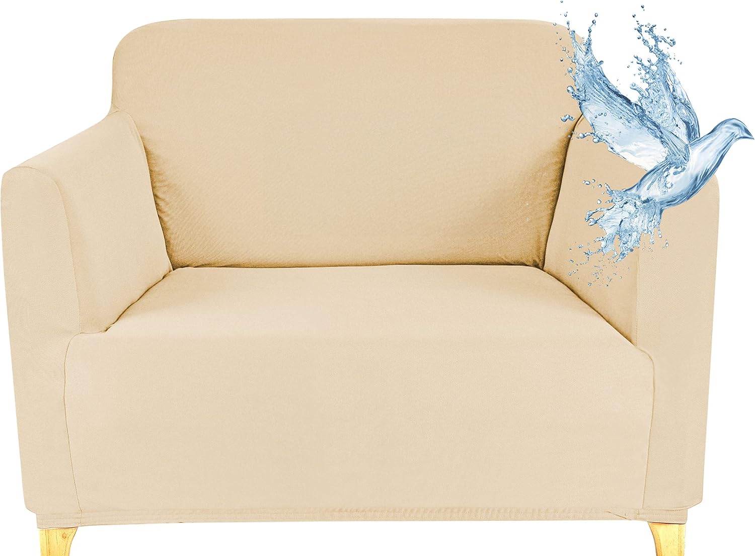 Copridivano Impermeabile Elasticizzato - Beige / 1 posto
