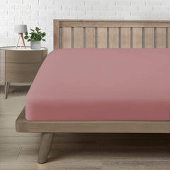 Lenzuolo Sotto con Angoli in Microfibra - Rosa Scuro / 150x200 / 30