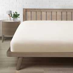 Lenzuolo Sotto con Angoli in Microfibra - Beige / 135x200 / 30