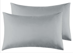 Federe per Cuscino in Microfibra Morbida - Grigio Chiaro / 40x70 cm