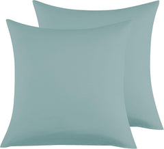 Federe per Cuscino in Microfibra Morbida - Verde / 65x65 cm