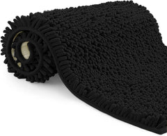 Tappeto Casa Antiscivolo Morbido - Nero / 70x120 cm