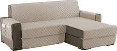 Copridivano Imbottito Antimacchia - Beige / 4 posti