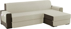 Copridivano Imbottito Antimacchia - Bianco Crema / 2 posti - L 200 cm