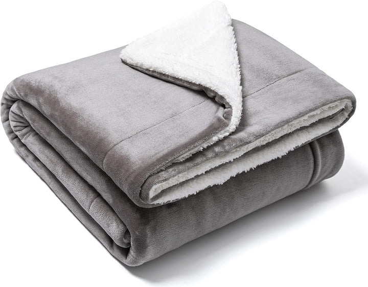 Coperta Plaid in Pile Agnellato - dettaglio 1