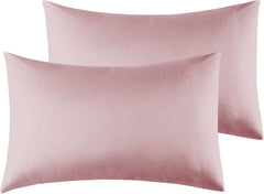 Federe per Cuscino in Microfibra Morbida - Rosa Scuro / 40x80 cm