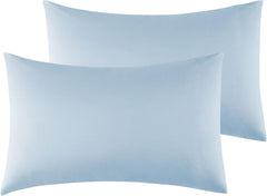 Federe per Cuscino in Microfibra Morbida - Celeste / 40x80 cm