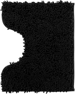 Tappeto Casa Antiscivolo Morbido - Nero / 40x50 cm