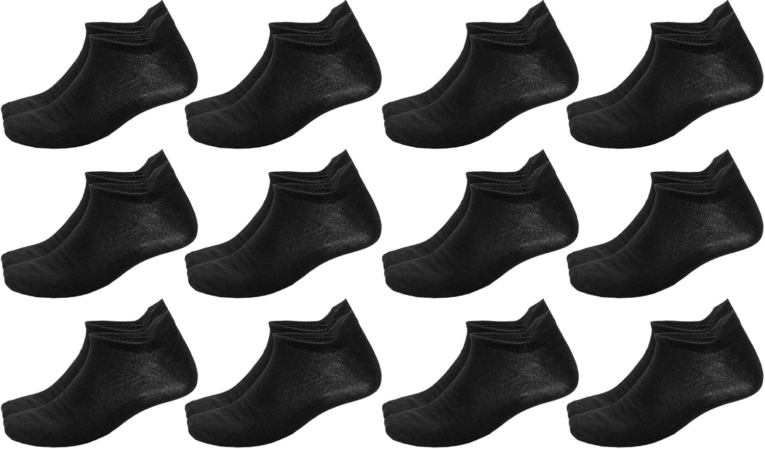 Calze Morbide per Uso Quotidiano - Bianco / EU 35-40 / 9 paia