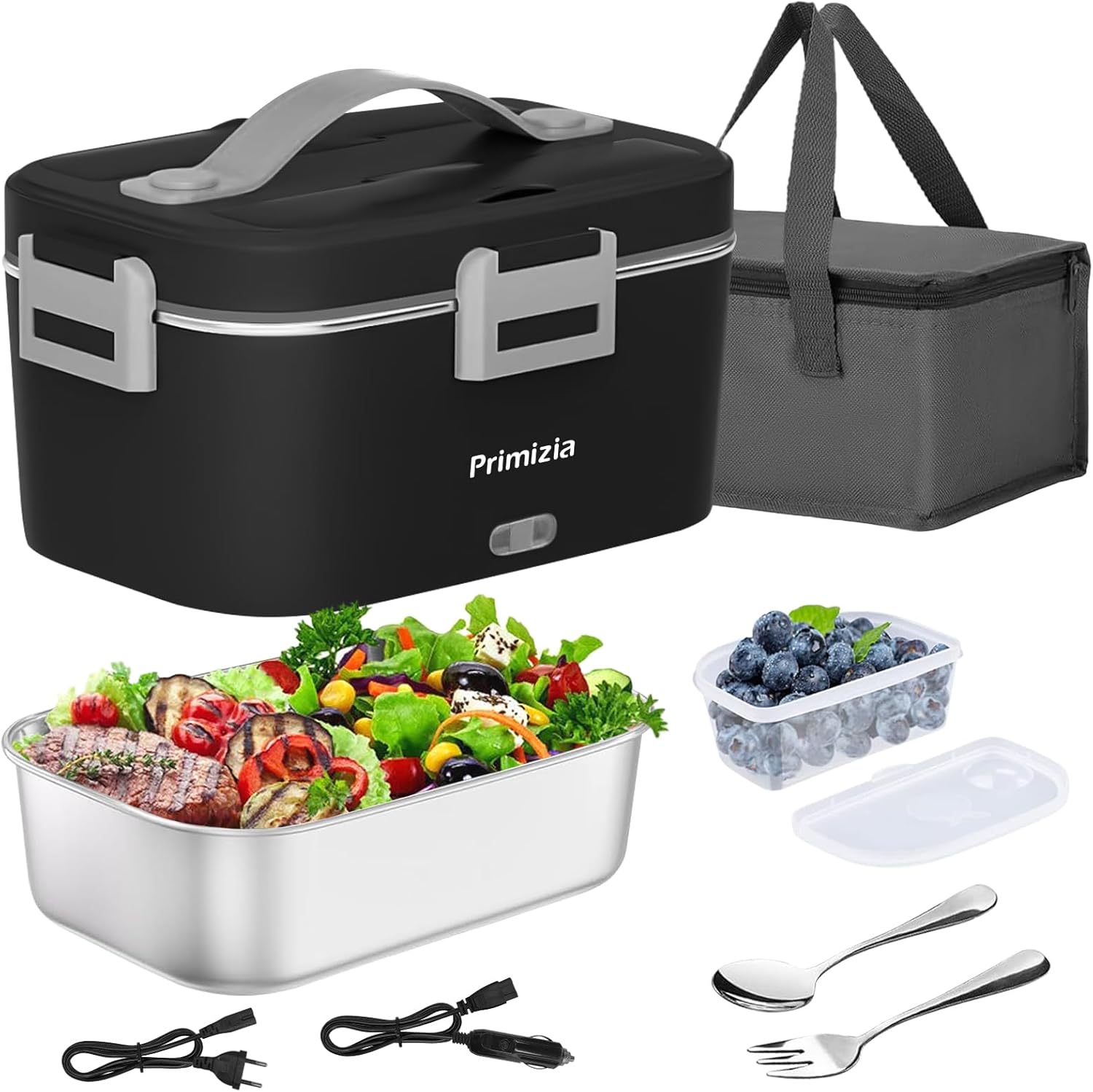 Lunch Box Termico con Contenitori - Bianco
