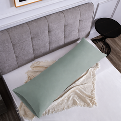 Federe per Cuscino in Cotone Premium - Verde Acqua / 45x135 cm