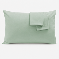 Federe per Cuscino in Cotone Premium - Verde Acqua / 50x80 cm