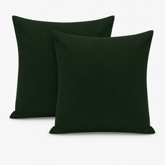 Federe per Cuscino in Cotone Premium - Verde Bosco / 65x65 cm