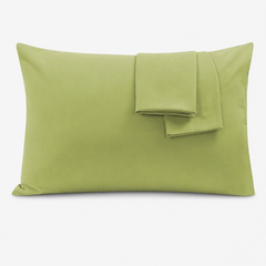 Federe per Cuscino in Cotone Premium - Verde Chiaro / 50x70 cm