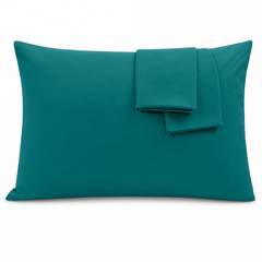 Federe per Cuscino in Cotone Premium - Turchese / 40x70 cm