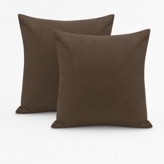 Federe per Cuscino in Cotone Premium - Marrone Chiaro / 65x65 cm