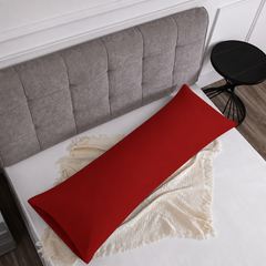Federe per Cuscino in Cotone Premium - Rosso / 45x150 cm
