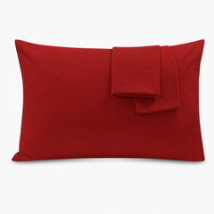 Federe per Cuscino in Cotone Premium - Rosso / 40x70 cm