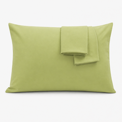 Federe per Cuscino in Cotone Premium - Verde Chiaro / 50x80 cm