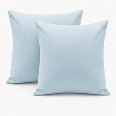 Federe per Cuscino in Cotone Premium - Azzurro / 65x65 cm