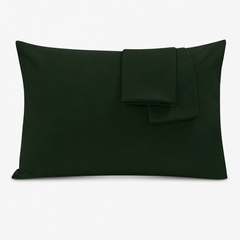 Federe per Cuscino in Cotone Premium - Verde Bosco / 40x70 cm