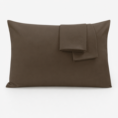 Federe per Cuscino in Cotone Premium - Marrone Chiaro / 50x70 cm