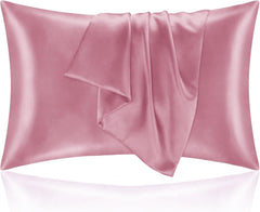 Federe per Cuscino in Raso con Zip - Fucsia / 50x90cm