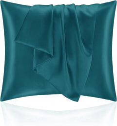 Federe per Cuscino in Raso con Zip - Verde / 65x65cm