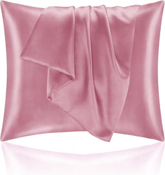 Federe per Cuscino in Raso con Zip - Fucsia / 65x65cm